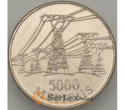 Монета Мозамбик 5000 метикаль 1998 КМ124 UNC (J05.19) арт. 18064