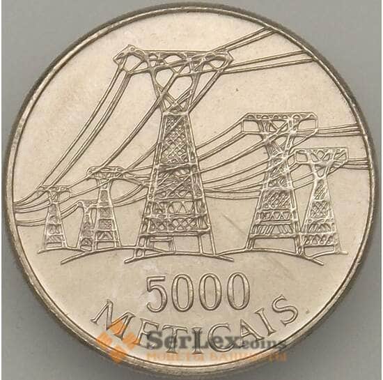Мозамбик 5000 метикаль 1998 КМ124 UNC (J05.19) арт. 18064
