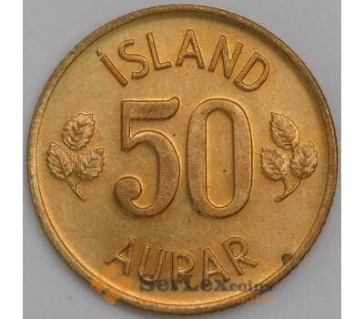 Монета Исландия 50 эйре 1973 КМ17 UNC арт. 39504