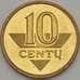 Монета Литва 10 центов 1997 КМ106 aUNC арт. 18804