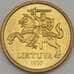 Монета Литва 10 центов 1997 КМ106 aUNC арт. 18804