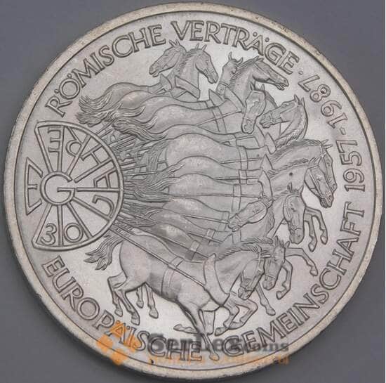 Германия монета 10 марок 1987 КМ167 BU арт. 16273