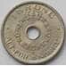 Монета Норвегия 1 крона 1950 КМ385 aUNC (J05.19) арт. 15572