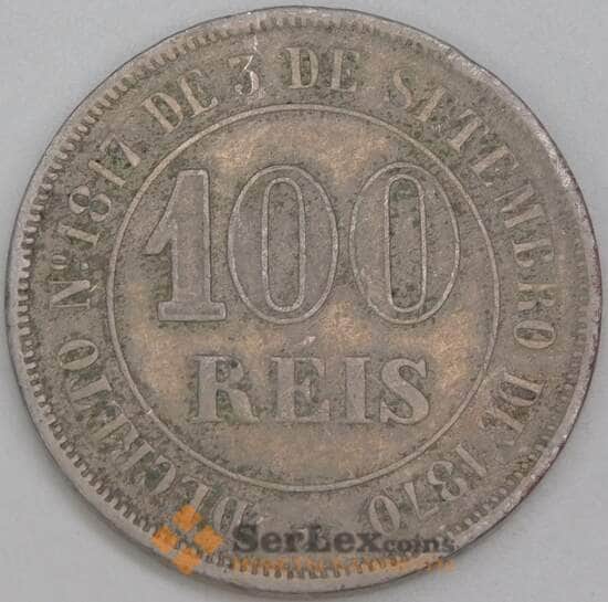 Бразилия 100 рейс 1871 КМ477 F арт. 55026