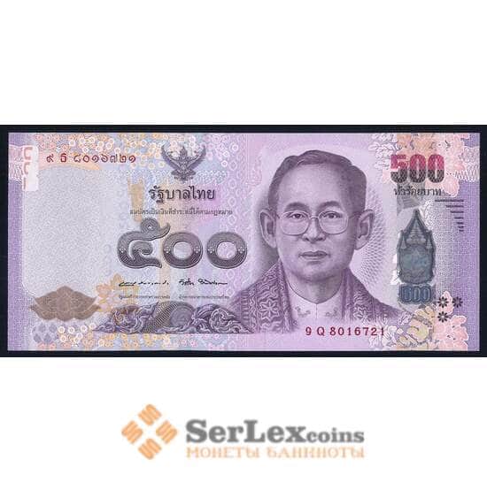 Таиланд 500 бат 2016 Р129 UNC 84 года со дня рождения Королевы Сирикит арт. 52233