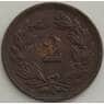 Швейцария 2 раппен 1907 КМ4 XF арт. 13227