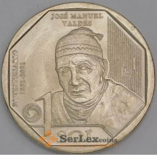 Перу монета 1 соль 2023 КМ304 UNC арт. 43992