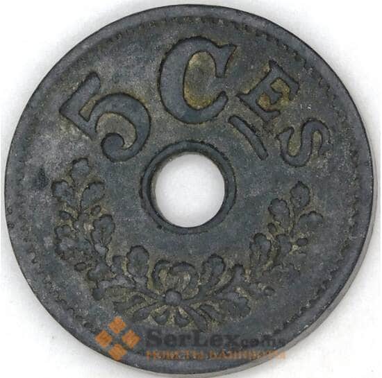 Люксембург 5 сантимов 1915 КМ27 VF арт. 53394