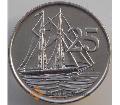 Монета Каймановы острова 25 центов 1996 КМ90а aUNC арт. 14036