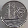 Каймановы острова 25 центов 1996 КМ90а aUNC арт. 14036