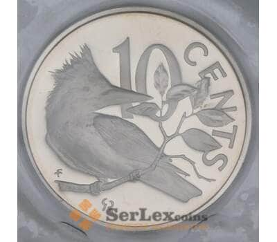 Британские Виргинские острова 10 центов 1974 КМ3 Proof запайка арт. 56191