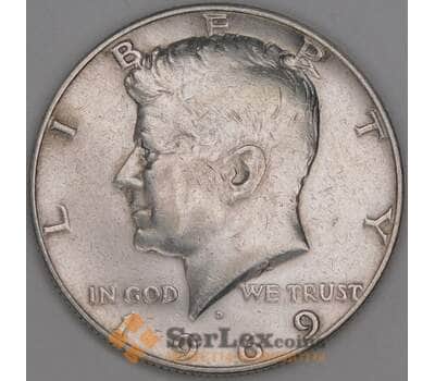 США монета 1/2 доллара 1969 D КМ202а XF Кеннеди арт. 43123