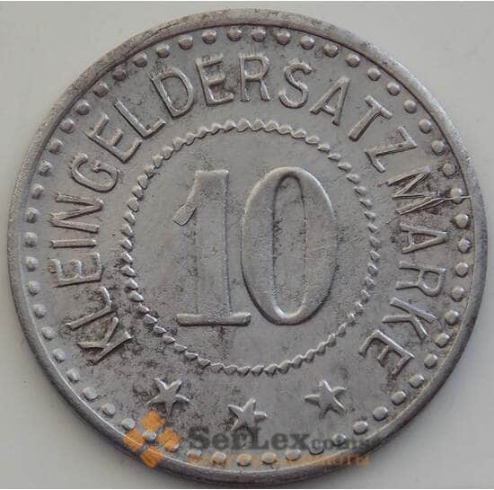 Германия нотгельд 10 пфеннигов 1917 aUNC Кобург арт. 12919