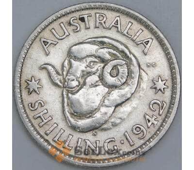 Австралия 1 шиллинг 1942 КМ39 XF арт. 56830