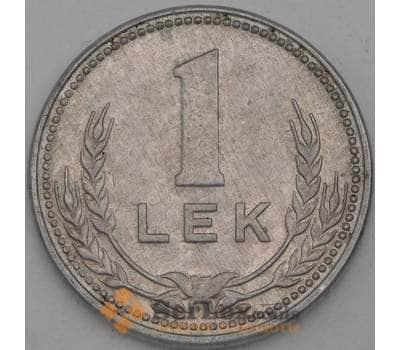 Монета Албания 1 лек 1988 КМ74 XF арт. 27065