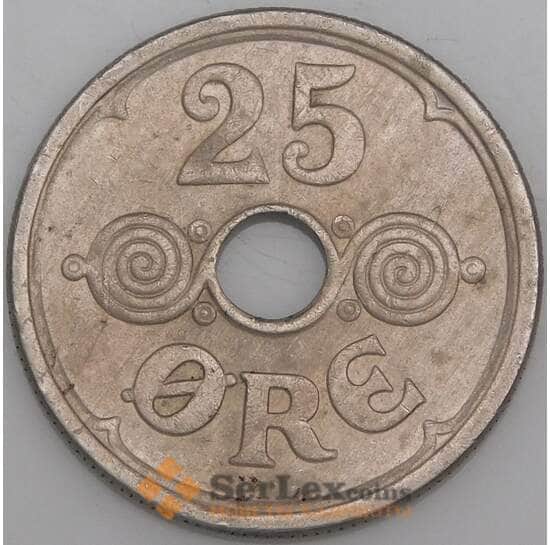 Дания монета 25 эре 1924 КМ823.1 VF арт. 47184