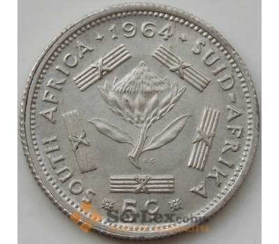 Монета Южная Африка ЮАР 5 центов 1964 КМ59 UNC арт. 14151