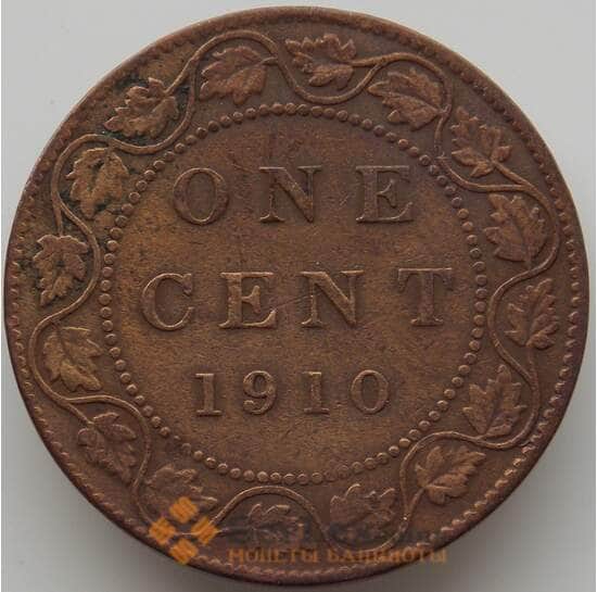 Канада 1 цент 1910 КМ8 VF арт. 11661