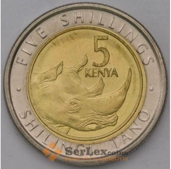Кения 5 шиллингов 2018 UC4 UNC арт. 31557