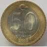 Турция 50 куруш 2005 КМ1168 UNC (J05.19) арт. 15287