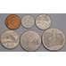 Зимбабве набор монет 1-50 центов, 1 доллар (6шт) 1980 UNC арт. 46409