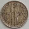 Южная Родезия 3 пенса 1936 КМ1 XF Серебро арт. 14552