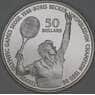 Ниуэ 50 долларов 1987 КМ2 Proof Сеул 1988 - Теннис, Борис Беккер арт. 54106