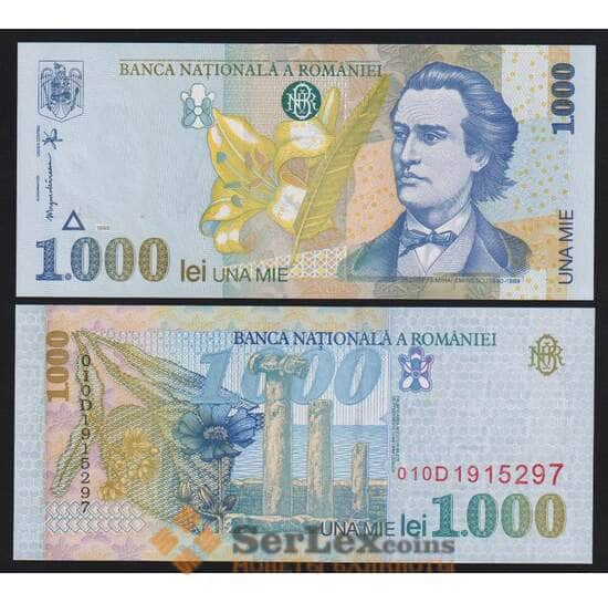 Румыния 1000 лей 1998 Р106(2) UNC арт. 53879