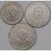 Монета Бангладеш 1 , 2 и 5 така (3 шт) 2010-2012 UNC арт. 31147