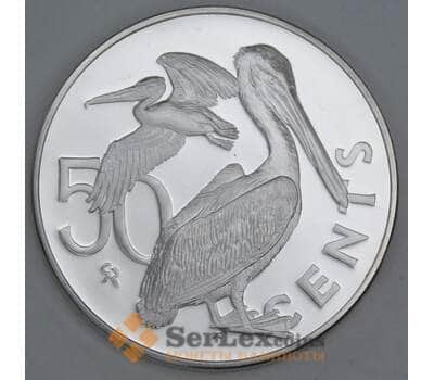 Британские Виргинские острова 50 центов 1978 КМ20 Proof 25 лет коронации арт. 56188