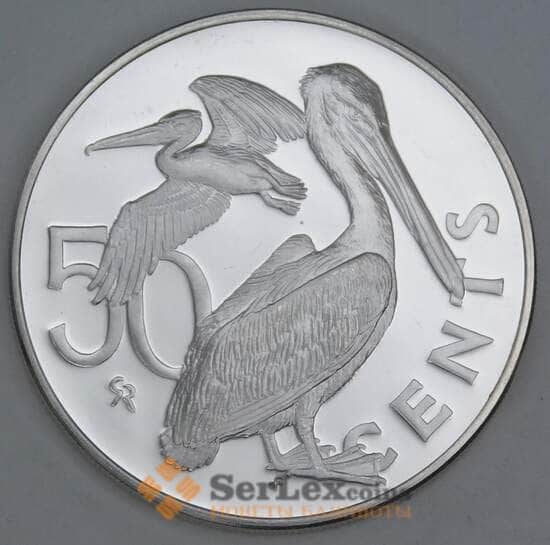 Британские Виргинские острова 50 центов 1978 КМ20 Proof 25 лет коронации арт. 56188 Британские Виргинские острова 50 центов 1978 КМ20 Proof 25 лет коронации арт. 56188
