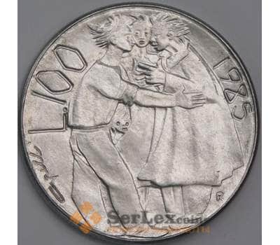 Сан-Марино 100 лир 1985 КМ179 UNC Борьба с наркотиками арт. 41558