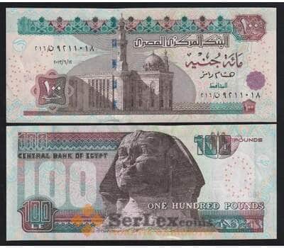 Египет 100 фунтов 2013 Р67l UNC арт. 53907