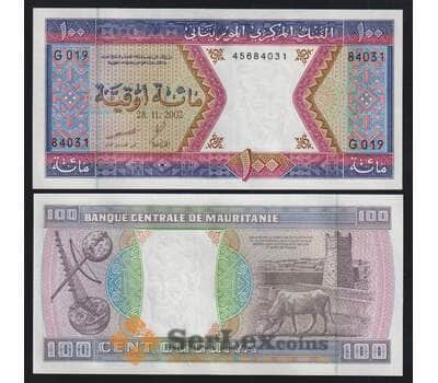 Мавритания 100 угий 2002 Р4к UNC арт. 51437