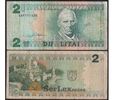 Литва банкнота 2 лита 1993 Р54 F арт. 48299