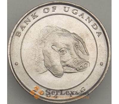 Монета Уганда 100 шиллингов 2004 КМ145 UNC Год Свиньи (J05.19) арт. 18124