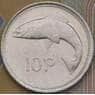 Ирландия 10 пенсов 1994 КМ29 UNC арт. 38392