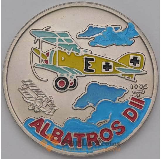 Куба 1 песо 1994 КМ547 Известные самолёты - Albatros D.II арт. 36803