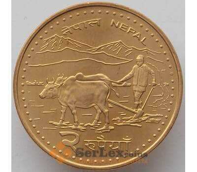 Монета Непал 2 рупии 2006 КМ1188 UNC  арт. 16896