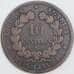 Франция 10 сантимов 1872 K КМ815 F арт. 57427