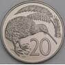 Новая Зеландия монета 20 центов 1987 КМ62 Proof арт. 49199