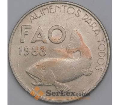 Португалия монета 25 эскудо 1983 КМ619 XF ФАО арт. 44587