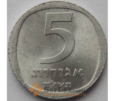 Монета Израиль 5 агорот 1979 КМ25b aUNC (J05.19) арт. 15859