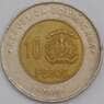 Доминиканская республика 10 песо 2010 КМ106 VF арт. 41471
