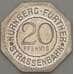 Германия Нюрнберг 20 пфеннигов 1921 Proof GERMANISCHES MUSEUM (j05.19) арт. 19958