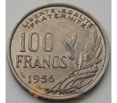 Монета Франция 100 франков 1954-1958 КМ919 VF арт. 7327