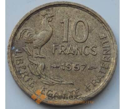 Монета Франция 10 франков 1950-1958 КМ915 VF арт. 7328