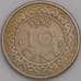 Суринам монета 10 центов 1962 КМ13 VF арт. 47633
