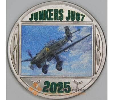 Канарские острова (Гран Канария) 7 реалов 2025 Самолет Юнкерс Junkers JU87 арт. 53699