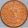 Австрия 1 евроцент 2002 KM3081 aUNC арт. 57445